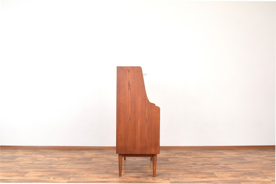 Image 1 of Mid Century Deense teakhouten secretaire van Gunnar Nielsen voor Tibergaard, 1960S.