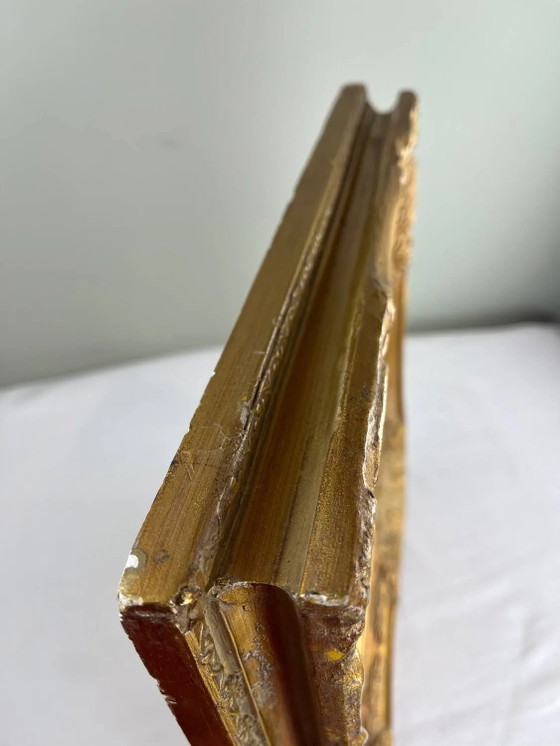 Antiker vergoldeter Spiegel Napoleon III – spätes 19. Jahrhundert – Wood, Rococo (photo 10 of 21)