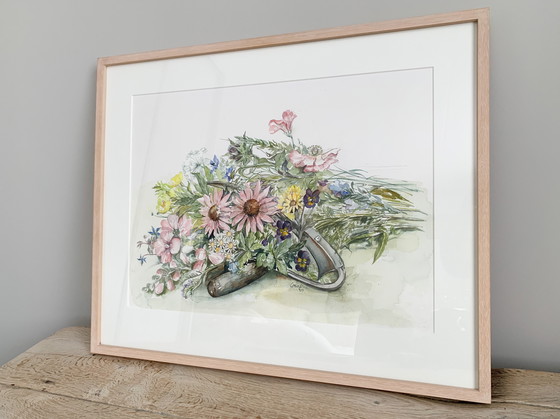 Image 1 of Acquerello dipinto di fiori selvatici Coraline Bäcker