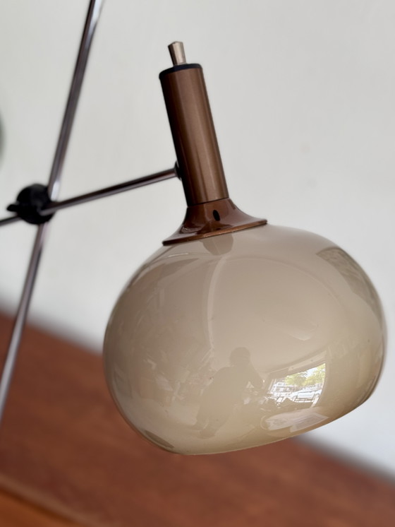 Lampada ad arco vintage Dijkstra mushroom – Dijkstra Lampen, Lampade da terra, Cromo, Plastica (photo 7 of 12)