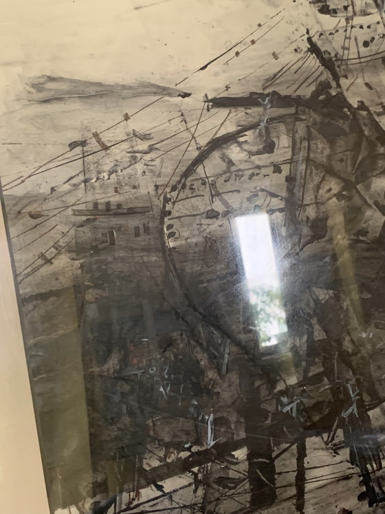 Viatcheslav "Slava" SAVELIEV (1944–2013) – Il Cavallo di Troia (1989) – Dipinti e disegni, Paper, Wood (photo 8 of 15)