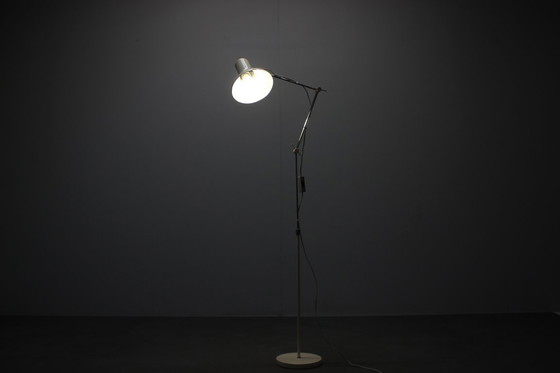 Image 1 of Mid Century Verstelbare Vloerlamp, door J. Hurka voor Napako, Tsjecho-Slowakije, 1960