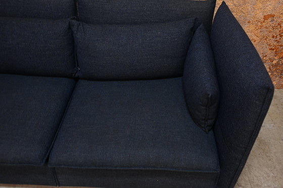Image 1 of Divano di design in tessuto blu Vitra Mariposa (regolabile)