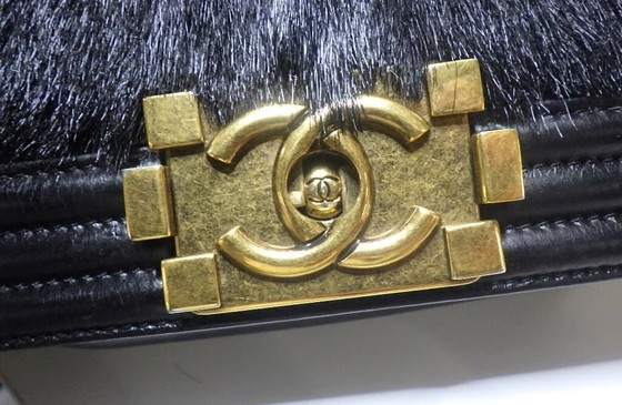 Chanel Boy Small, Schultertaschen, Leder, Metall, Schwarz (Foto 8 von 15)