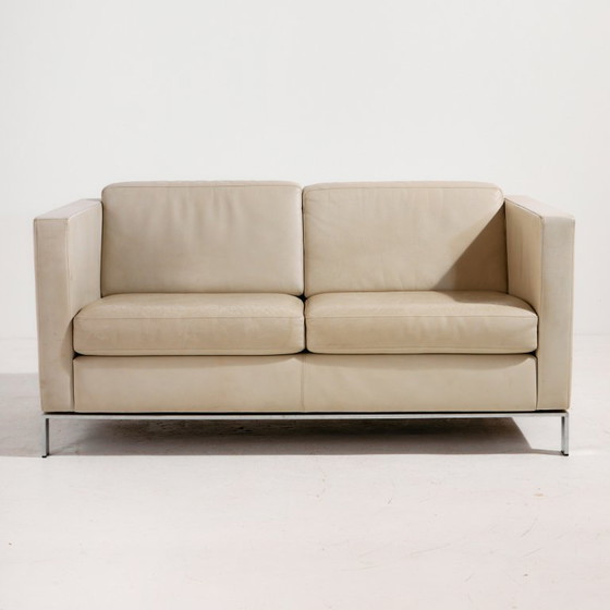 Image 1 of MK11263 Set di divani in pelle Foster 500 di Norman Foster per Walter Knoll, set di 5