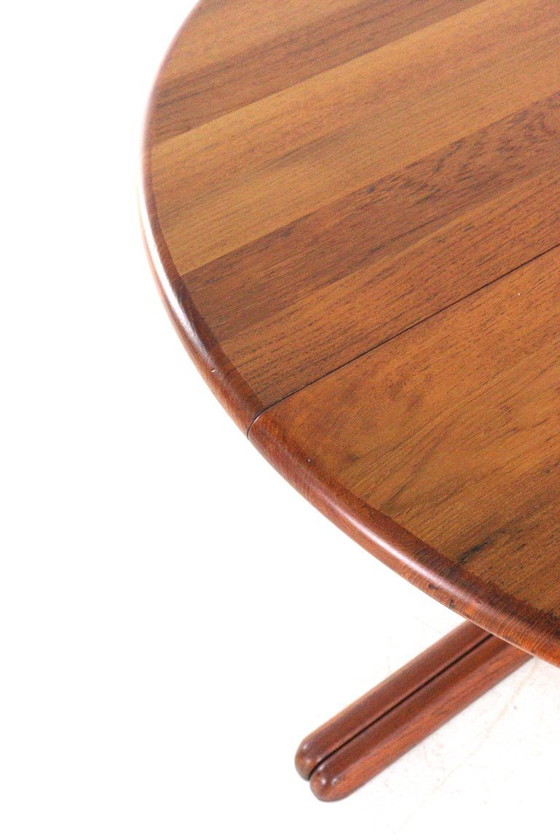Danish 2x extendable solid teak dining table vintage – Wood (photo 8 of 15)