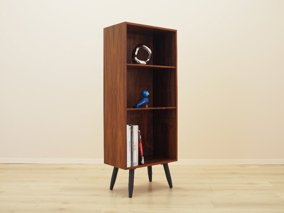 Danish rosewood veneered shelving unit on splayed legs, 1960s – Bookcases (photo 4 of 8)