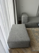 Leolux Ponton 2-delige modulaire design bank met hocker