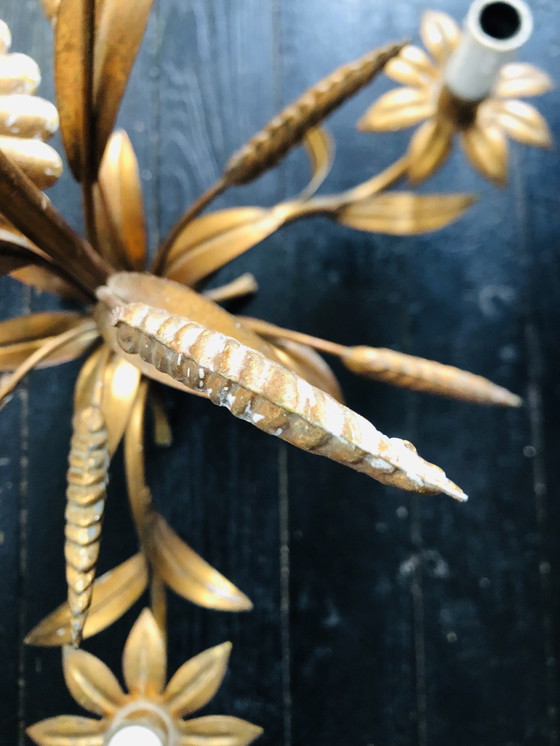 Image 1 of Florentine chandelier known as wheat ear by Hans Kögl