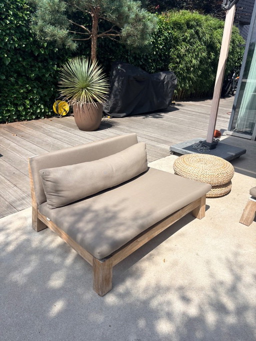 Causeuse Piet Boon Gijs - Lot de 2 – loveseats, Textile, Wood