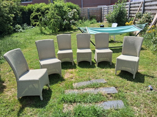 6 sedie in rattan di Vincent Sheppard Design
