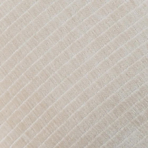 Image 1 of POUF A MEZZALUNA IN TESSUTO CHIARO ANNI ’70 VINTAGE MODERNARIATO