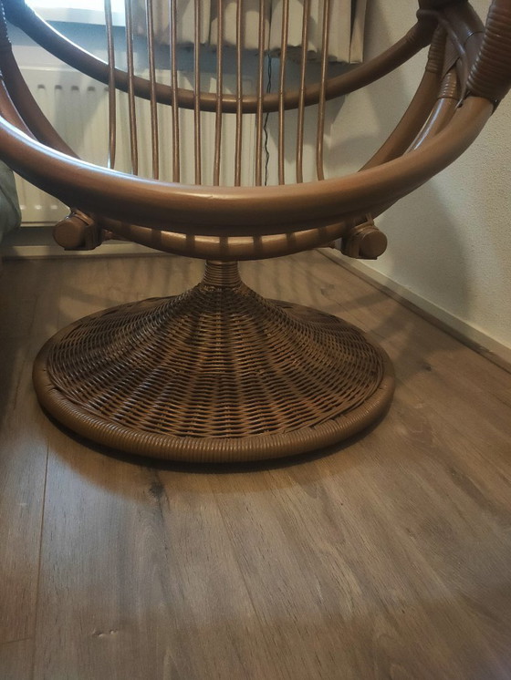 Image 1 of Unique bamboo/ Manou swivel chair!