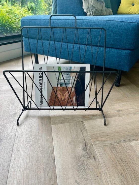 Image 1 of Present Time - Zeitschriftenhalter Diamond Grid - Schwarz