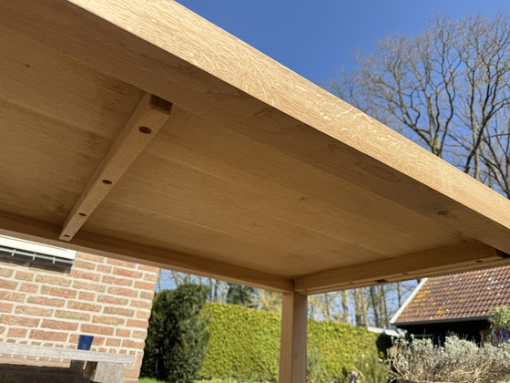 Image 1 of Solid oak dining table