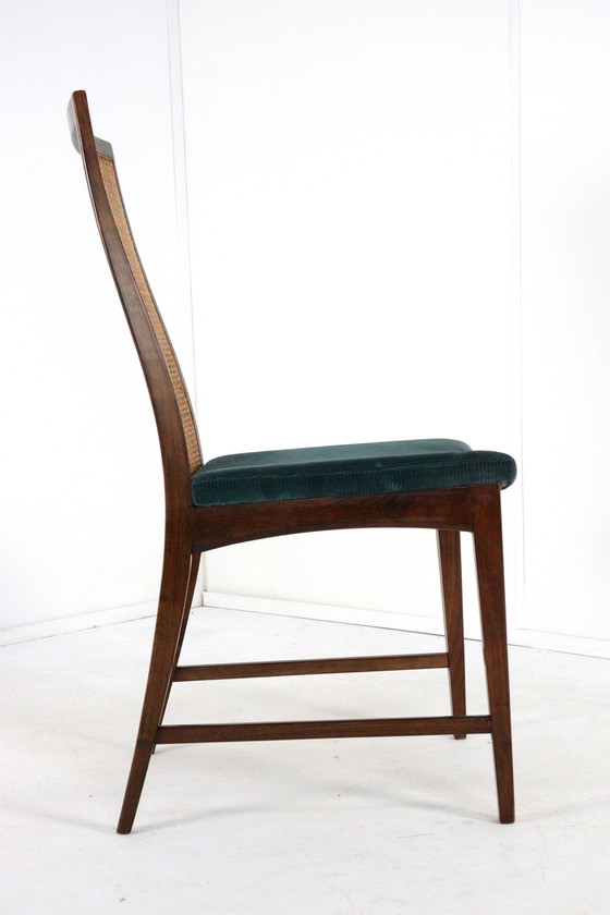 Image 1 of Ensemble de 6 chaises de salle à manger vintage 'Medebach'.