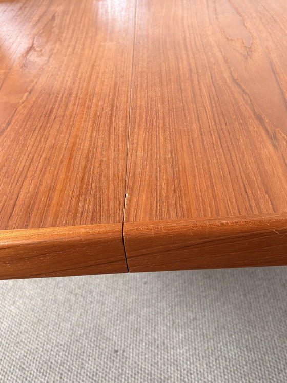 Image 1 of Bramin, table de design danois avec rallonge et 4 chaises