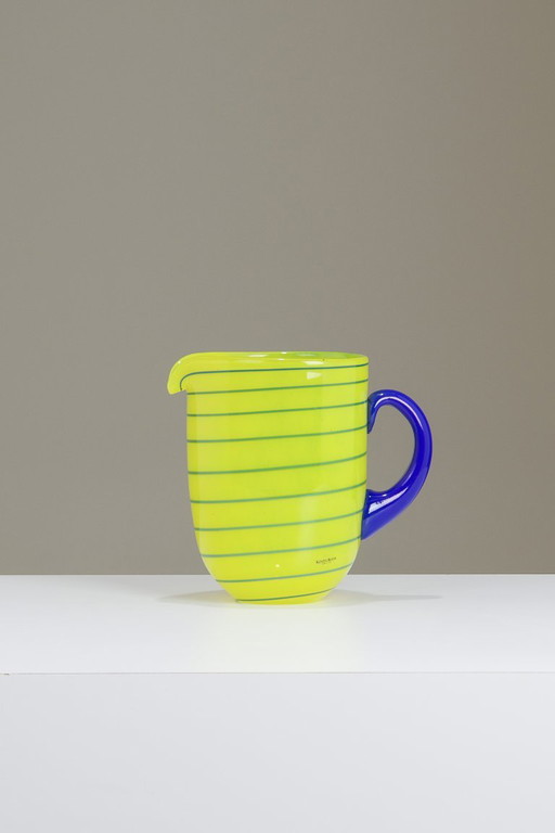 Glass Pitcher - "Epoque" Series - Anna Ehrner for Kosta Boda