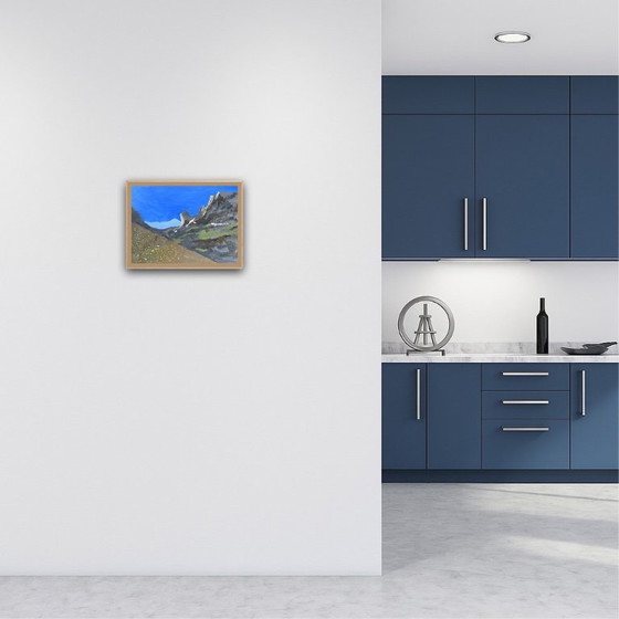 Image 1 of Gouache op papier.  40x30cm.