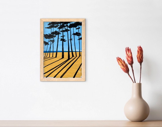 Acrylic and ink on framed A4 paper – Paintings & Drawings (photo 5 of 6)