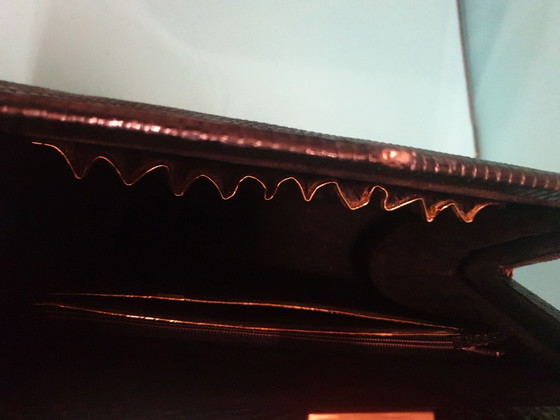 Borsa a mano vintage, Borse a mano, Pelle, Metallo, Nero (foto 4 di 5)