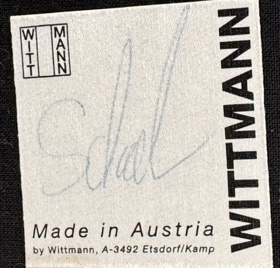 Image 1 of WITTMANN Ottoman – 100×100 – Wolvilt – Oostenrijkse topkwaliteit 