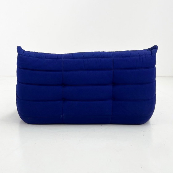 Image 1 of Königsblaues 2-Sitzer-Sofa Togo von Michel Ducaroy für Ligne Roset, 1970er Jahre