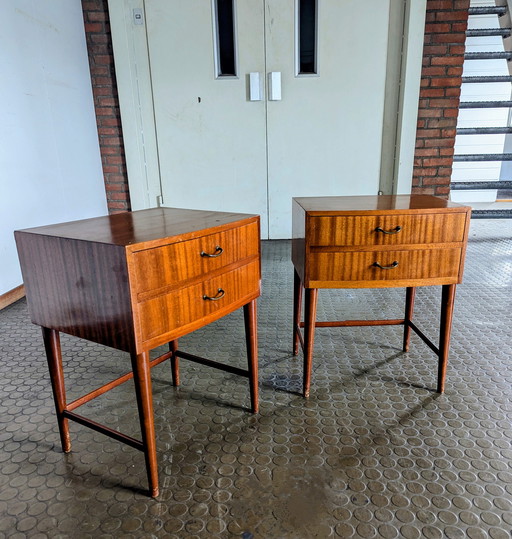 Ensemble de 2 tables de nuit Danemark 1960