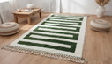 Tapis berbère écru à motifs géométriques 200/300cm