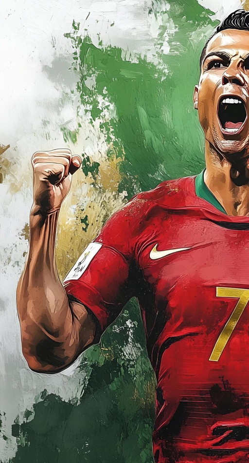 Alberto RICARDO - Cristiano Ronaldo 06 - Tela d'artista