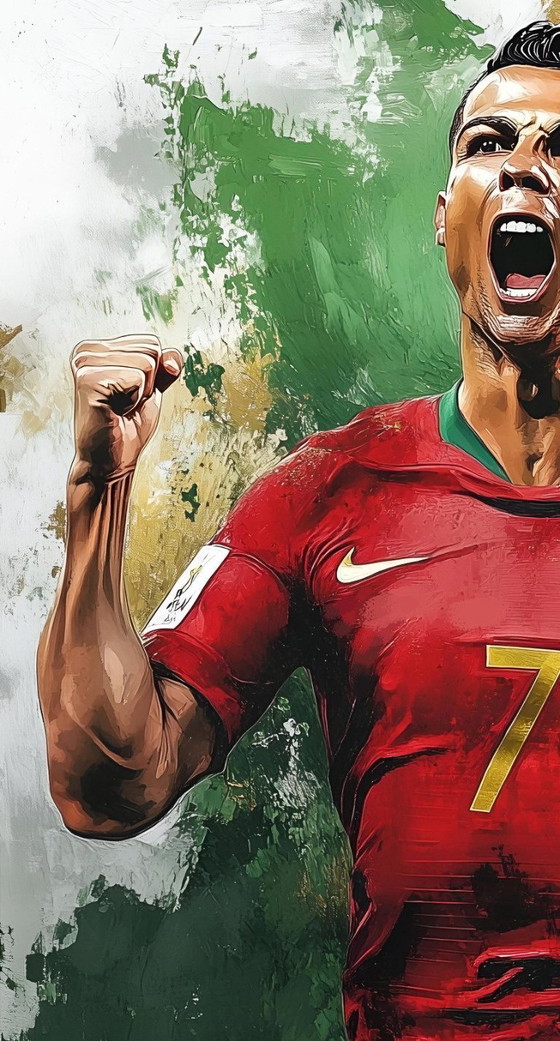 Image 1 of Alberto RICARDO - Cristiano Ronaldo 06 - Tela d'artista