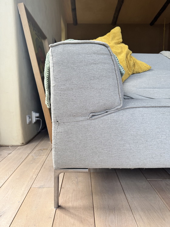 Image 1 of Design on stock Bloq 3-seater sofa in mouse gray