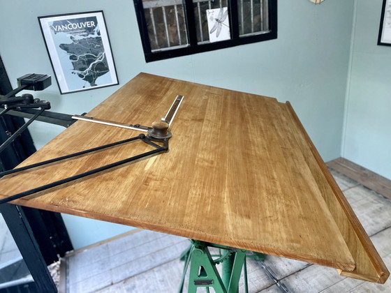Image 1 of Table d'architecte vintage française Kohlmann