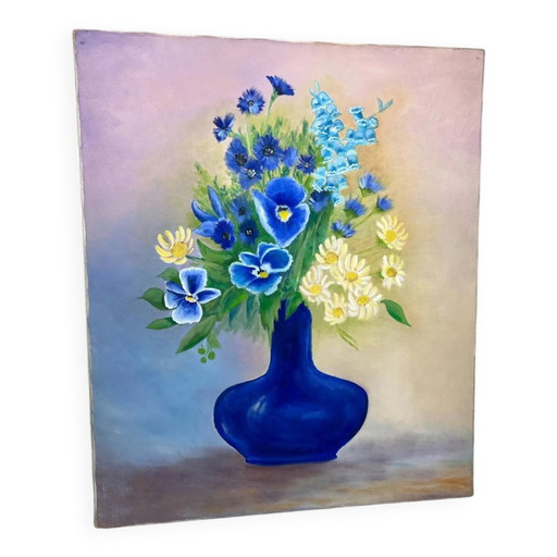 Painting "Blue Bouquet"