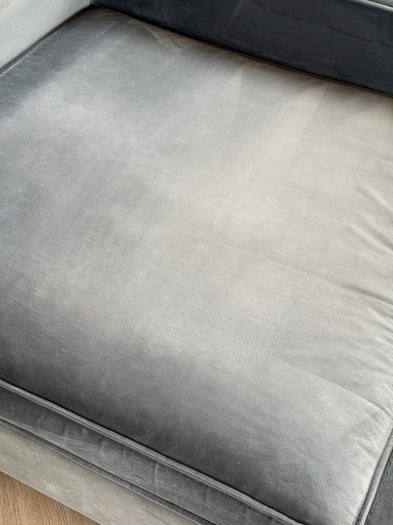 Image 1 of Bolia Mr. Big modulaire designbank - grijs/blauw fluweel