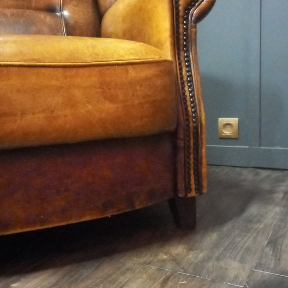 Poltrona Robusta Vintage in Pelle di Pecora – Poltrone, Leather (photo 13 of 15)