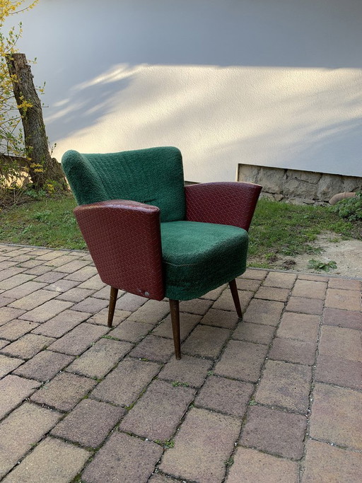 Vintage Lounge Stoel, jaren 50