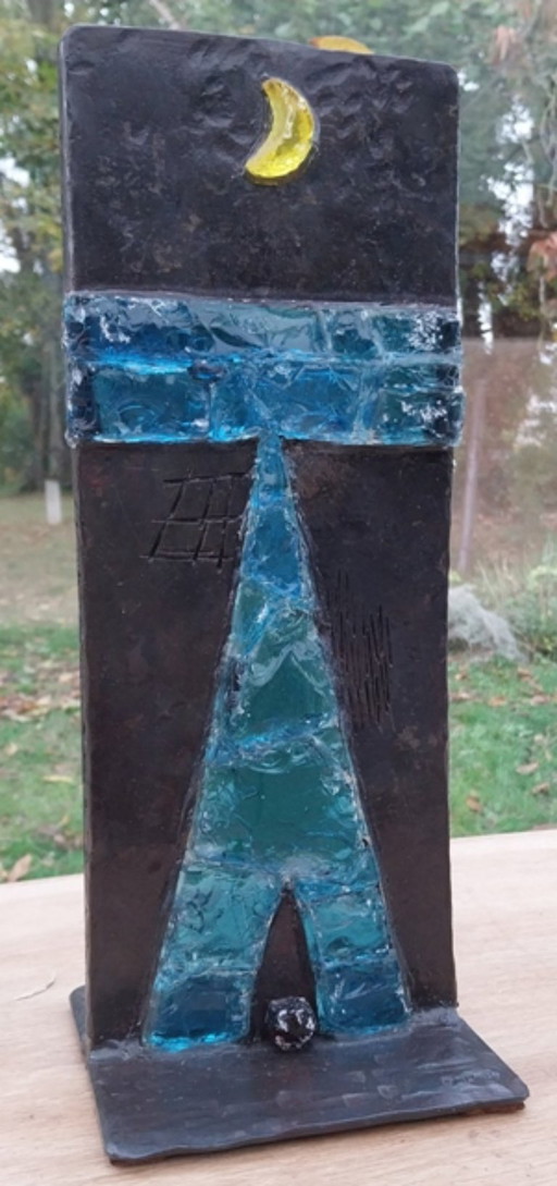 Homage to Melopee – beeldhouwkunst, Glass, Iron (photo 2 of 15)