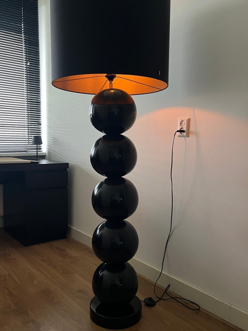 Milano Stout Verlichting Vloerlamp 5 Bol Zwart 170x60 cm. ZGAN – vloerlampen, Ceramic