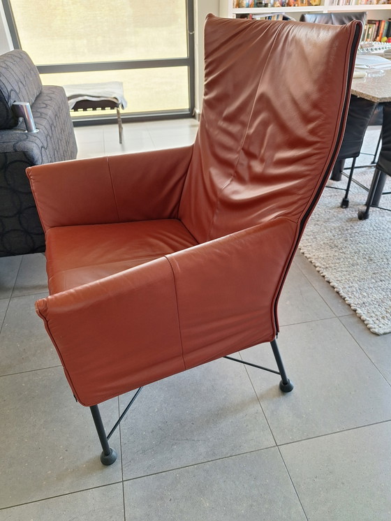 Image 1 of Sillón Charly en rojo vino