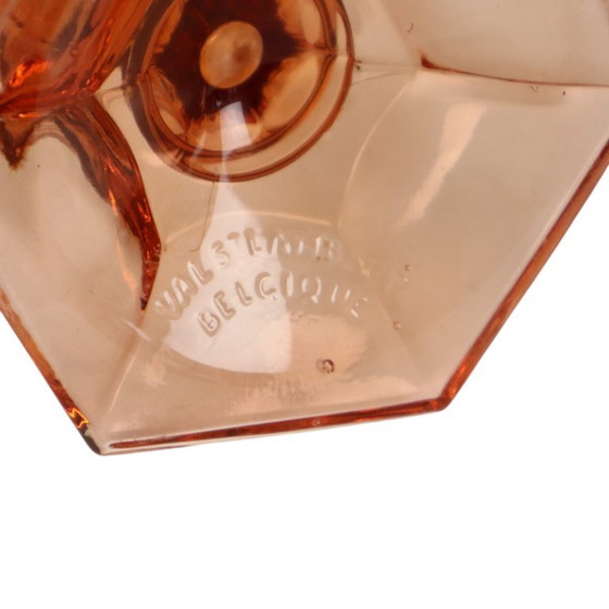 Pink Rosaline Art Deco Vase VSL Luxval Americain 23cm – Glass (photo 10 of 13)