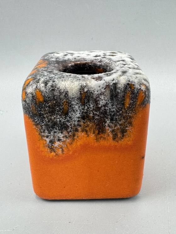 Image 1 of Vintage set of 3 ceramic candlesticks