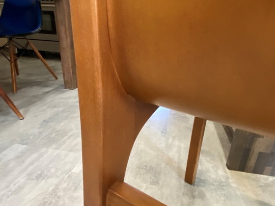 Image 1 of Set of 2 Carlo Bartoli Scandinavian Mito chairs for Tisettanta, vintage 1970