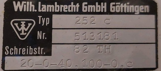 Image 1 of Termoigrografo Lambrecht 1950 
