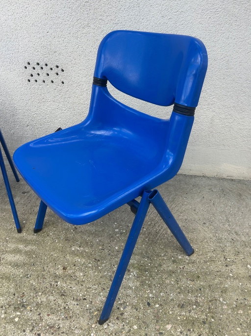 coppia di sedie Piretti "Dorsal"