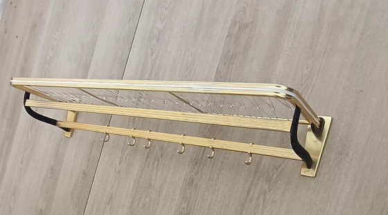 Image 1 of Großer Garderobenständer mit Schnüren aus den 1950er Jahren