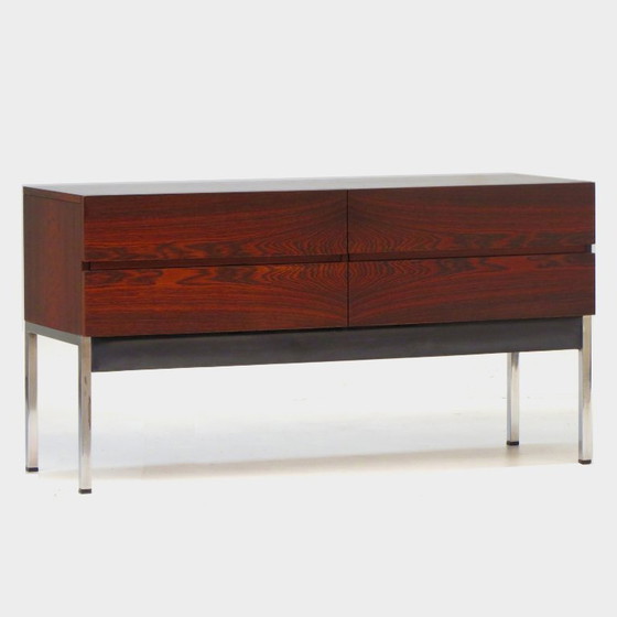 Image 1 of Vintage rosewood design sideboard with four drawers, 1960s