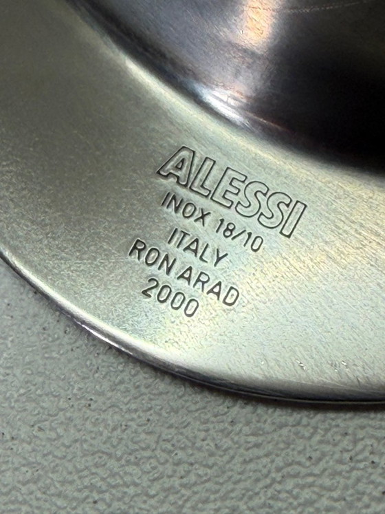 Alessi - Ron Arad - Platter - Babyboop - 3-Compartment RA03 - Stainless Steel – Table accessories, rvs (photo 4 of 7)