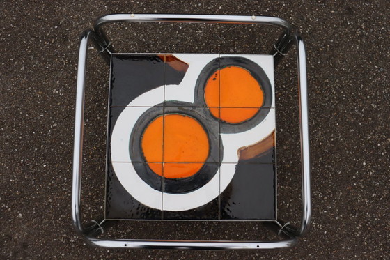 Image 1 of Tavolino da caffè in ceramica, design vintage anni '70
