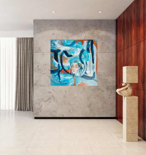 Image 1 of Acrylic painting #cumuli